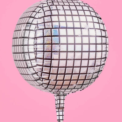 It's Disco, Baby! Balloons - 4 disco ball balloons