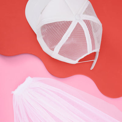 Bride Trucker Hat - embellished trucker hat