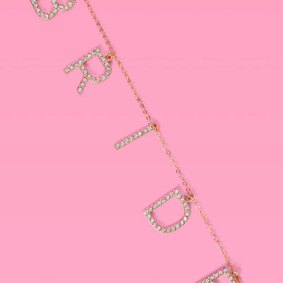 Bride Belly Chain - charm belly chain