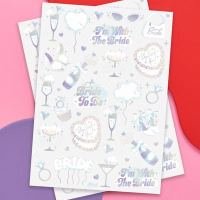 Cloud Nine Tats - 48 foil temporary tattoos