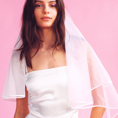 Classic Bride Veil - double layered bridal veil