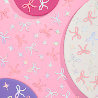 Tying the Knot Confetti - 200 pc iridescent foil confetti