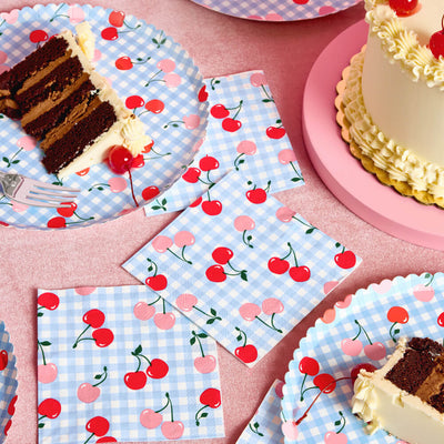 Cherry Napkins - 25 paper napkins