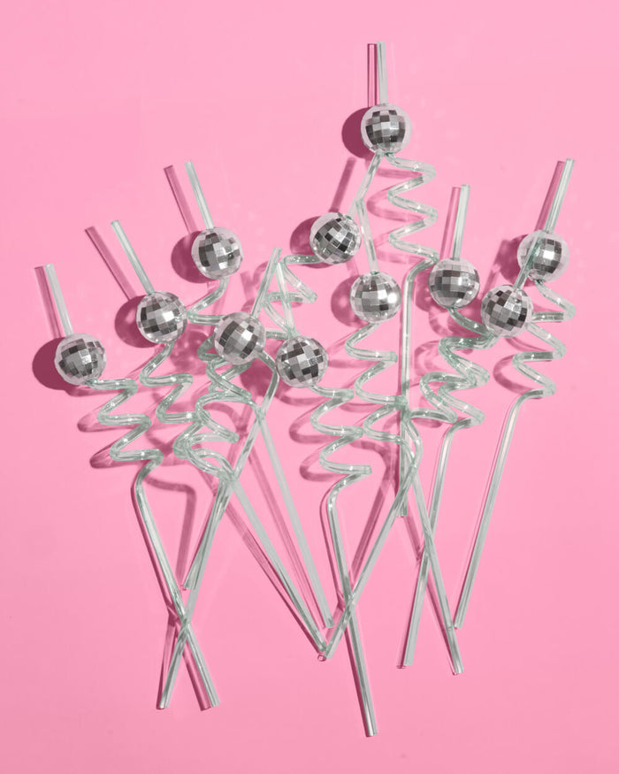 It's Disco, Baby! Straws - 16 reusable straws