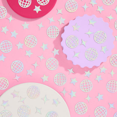 Disco Confetti - 200 pc iridescent foil confetti