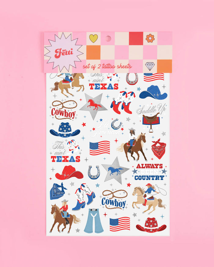 This Ain't Texas Tats - 54 temporary tattoos