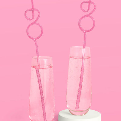 Mini Diamond Straws - 16 reusable straws