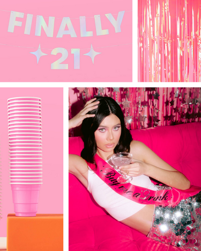 Finally 21 Pack - sash, shot glasses + more