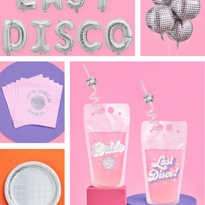 Last Disco Megapack - plates, napkins, balloons + more