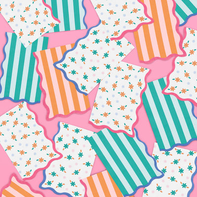 Italian Summer Napkin - 24 printed napkins