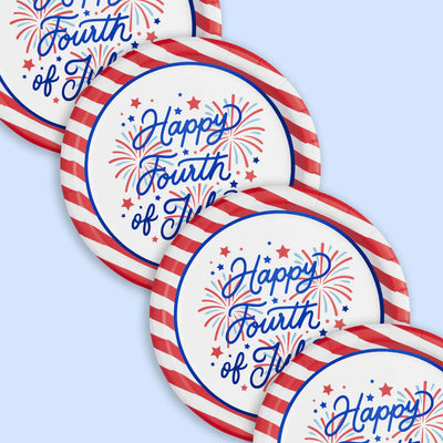 Party In The USA Plates - 25 paper plates