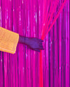 Rave Girl Glo Curtain - matte neon curtain
