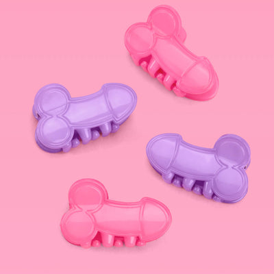 Cute Girl Penis Pack - 16 mini penis claw clips
