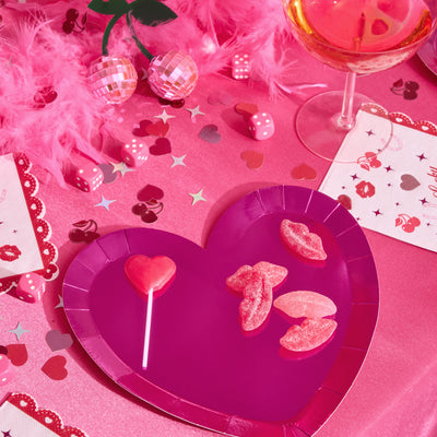 Lover Plates - 25 heart plates
