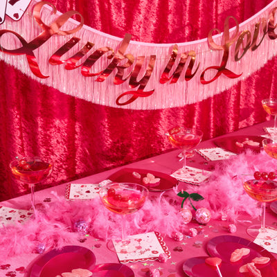 Lucky in Love Banner - two piece banner