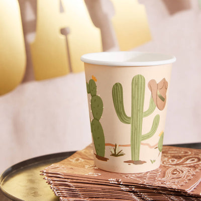 Wild Wild West Cups - 24 paper cups