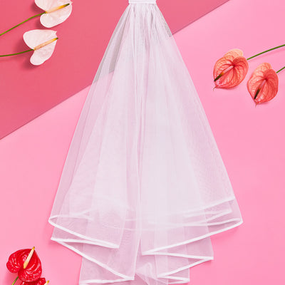 Classic Bride Veil - double layered bridal veil