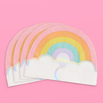 Rainbow Napkins - 25 foil napkins