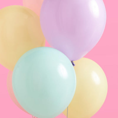 Pastel Balloon Pack - 24 matte balloons