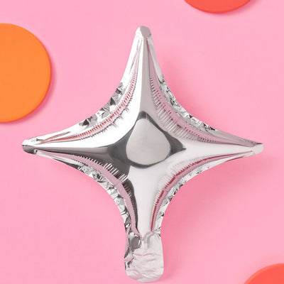Sparkle Balloon - 6 pc silver foil set