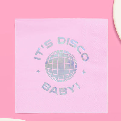 It's Disco, Baby! Napkin - 25 foil napkins