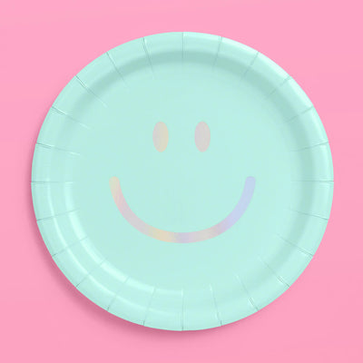 Smiley Plates - 24 paper plates