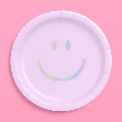 Smiley Plates - 24 paper plates