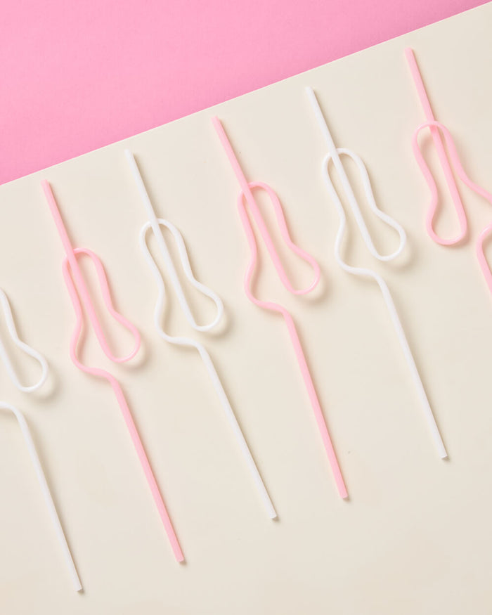 Cute Girl P*nis Straw - 24 penis straws