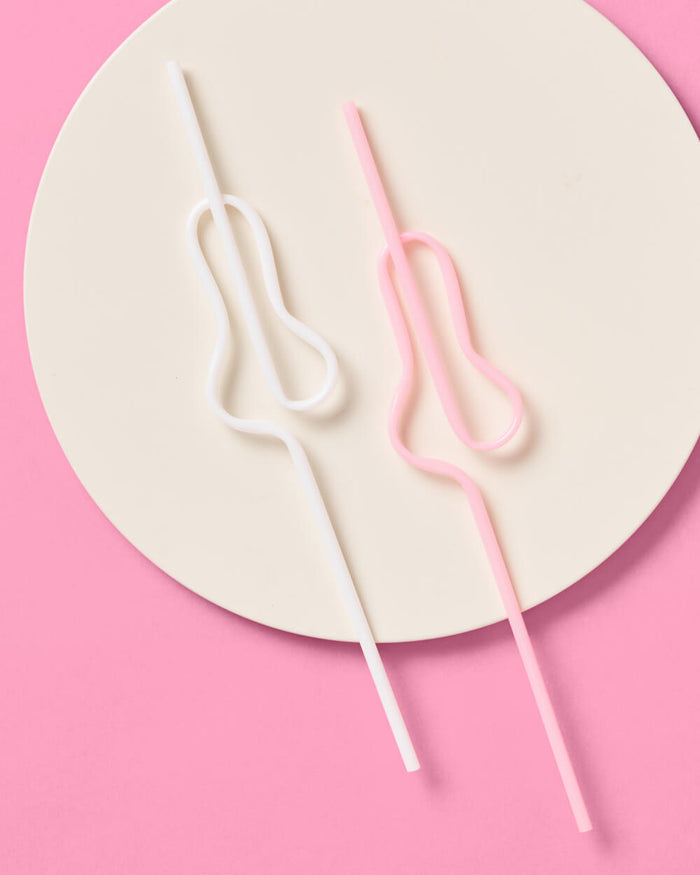Cute Girl P*nis Straw - 24 penis straws