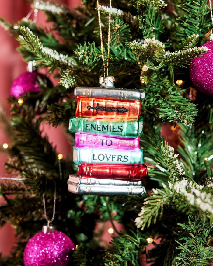 Enemies to Lovers Ornament - glass ornament