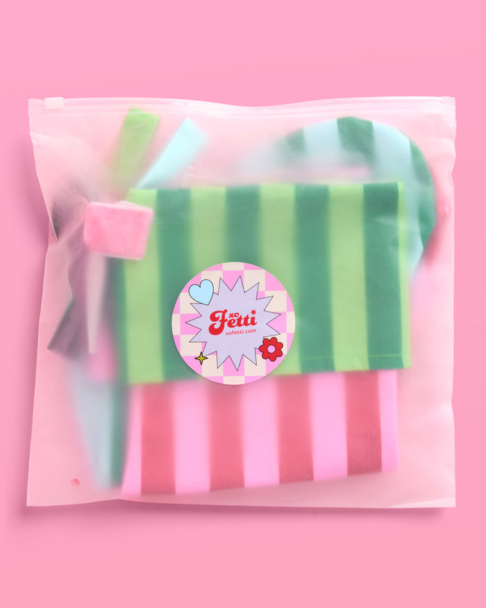Striped Stocking Set - 2 pieces
