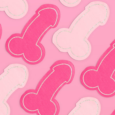 Same Penis Table Pack - plates, napkins, drink pouches + tablecloth