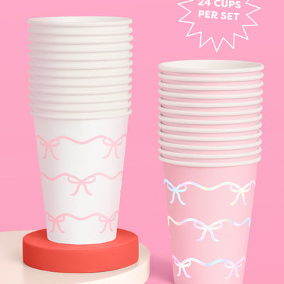 Tying the Knot Cups - 24 paper 14 oz cups