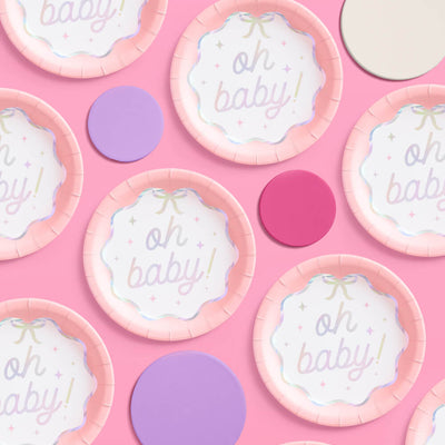 Oh Baby Plates - 25 paper plates
