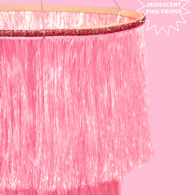 That's Hot Chandelier - iridescent foil chandelier