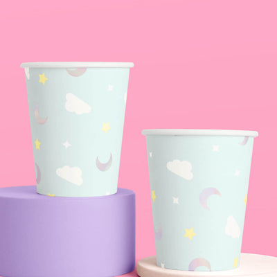 Over the Moon Cups - 50 paper cups