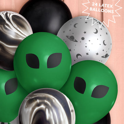Out of This World Balloon Pack - 24 latex balloons