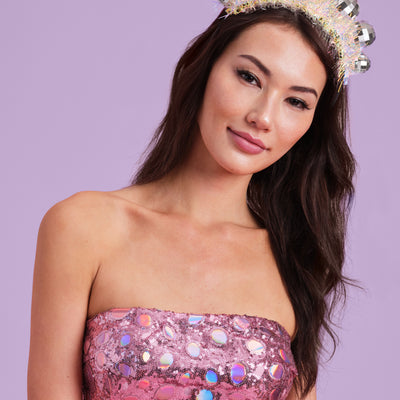 Disco Ball Headband - festive headband