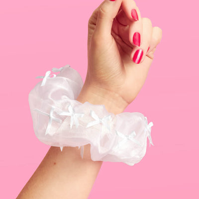 Tying the Knot Scrunchie - scrunchie with mini bows