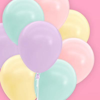 Pastel Balloon Pack - 24 matte balloons