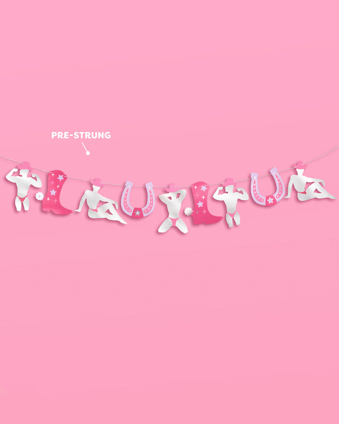 Wild Ride Banner - silver foil banner