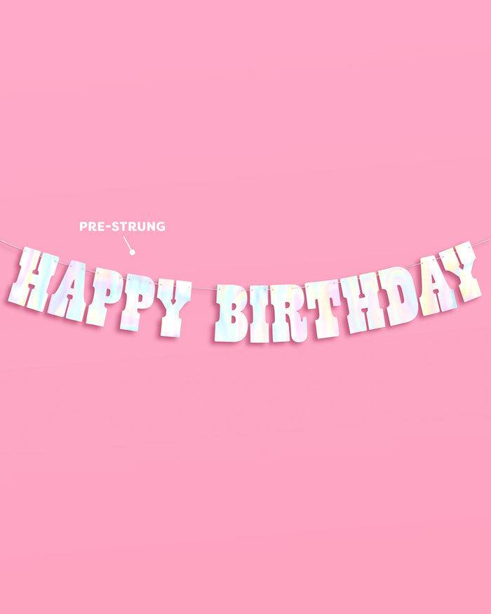 Western HBD Banner - 5 foot banner