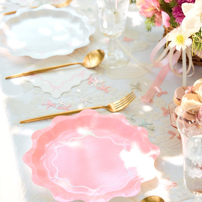 Tying the Knot Plates - 24 paper plates