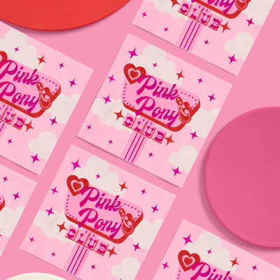 Pink Pony Club Napkins - 25 paper napkins