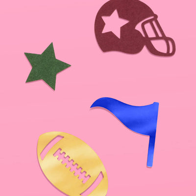Varsity Confetti - 200 pc foil confetti