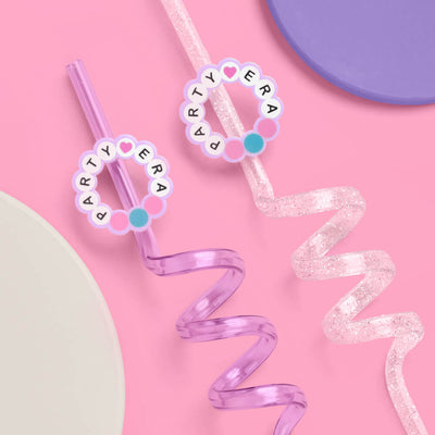 Party Era Straws - 12 reusable straws