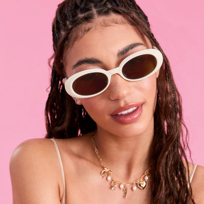 White Bride Sunnies - bride embossed sunglasses