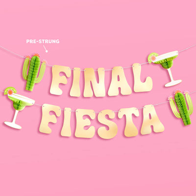 Final Fiesta Banner - 3D paper banner