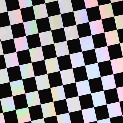 Checked Out Tablecloth - washable table cover