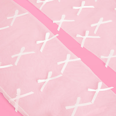 Tying the Knot Gloves - sheer bow gloves